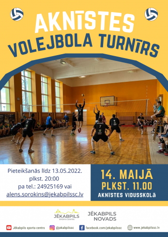 Aknīstes volejbola turnīrs