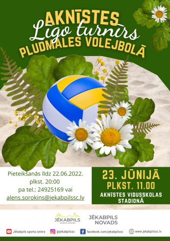 Aknīstes Līgo turnīrs pludmales volejbolā