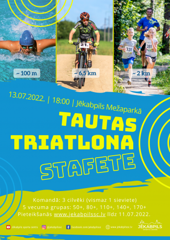 Tautas triatlona stafete