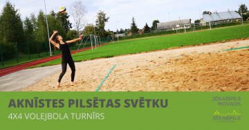 Aknīstes pilsētas svētku 4X4 volejbola turnīrs