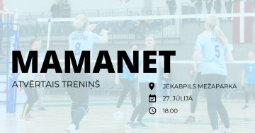 Mamanet atvērtais treniņš