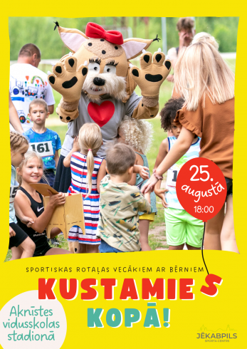 Sportiskas rotaļas vecākiem ar bērniem 