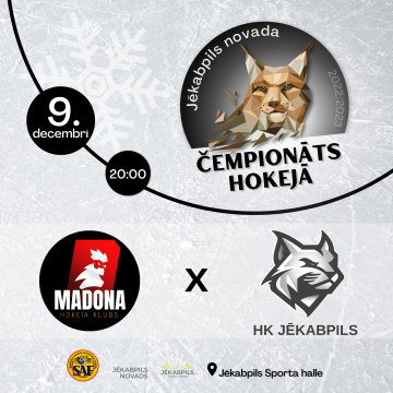 JNAČH: HK “Madona” - HK “Jēkabpils”