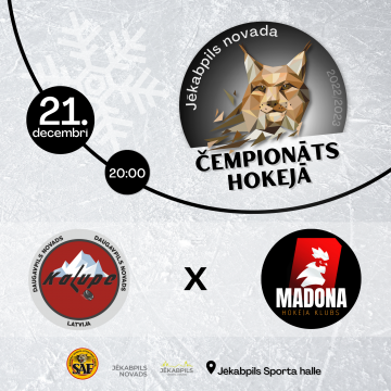 JNAČH: HK “Kalupe” - HK “Madona”