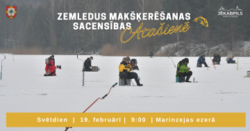 Zemledus makšķerēšanas sacensības Atašienē