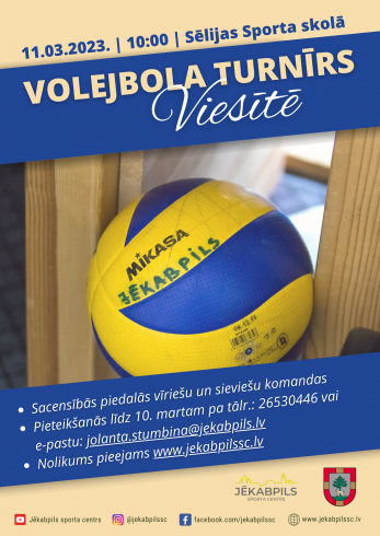 Volejbola turnīrs Viesītē
