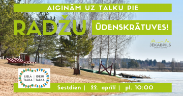 Lielā talka pie Radžu ūdenskrātuves