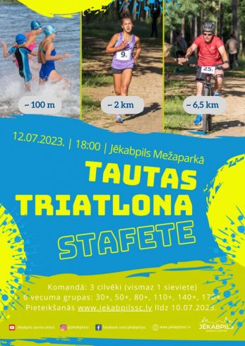 Tautas triatlona stafete