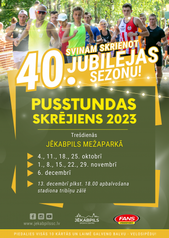 Pusstundas skrējiens 2023 | 10. kārta