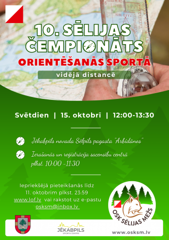 10. Sēlijas čempionāts orientēšanās sportā
