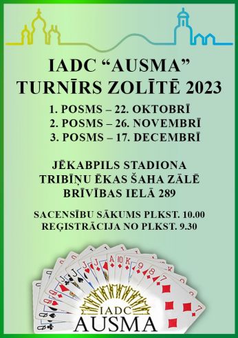 IADC “AUSMA” turnīrs zolītē 2023 | 2. posms
