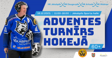 Adventes turnīrs hokejā 60+