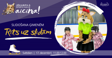 Ģimeņu slidošana “Rīts uz slidām”