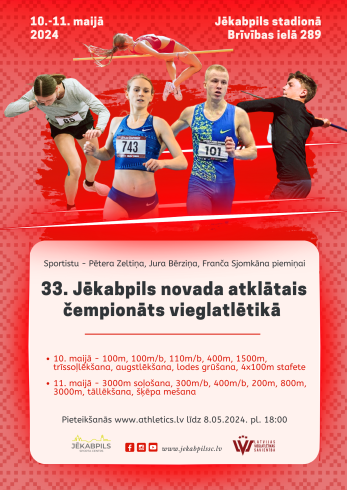 33. Jēkabpils novada atklātais čempionāts vieglatlētikā