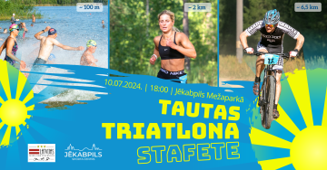 Tautas triatlona stafete 2024