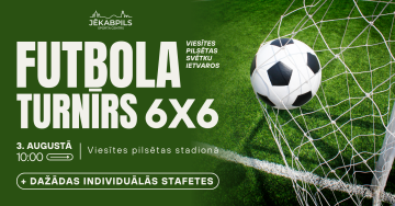 Futbola turnīrs un individuālās stafetes Viesītē