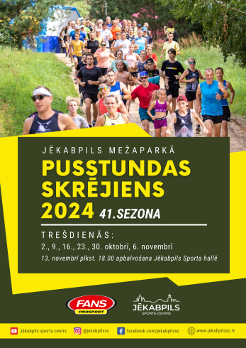 Pusstundas skrējiens 2024 | 6. kārta