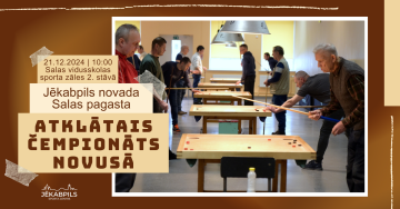 Jēkabpils novada Salas pagasta atklātais čempionāts novusā