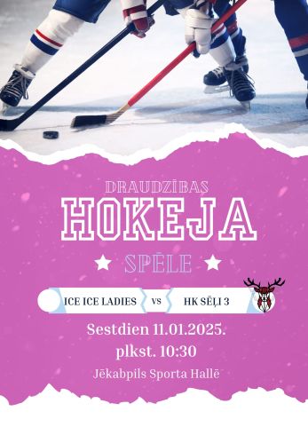 Draudzības spēle hokejā: 