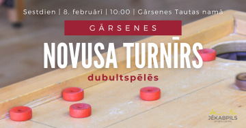 Gārsenes dubultspēļu novusa turnīrs