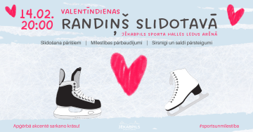 Valentīndienas randiņš slidotavā