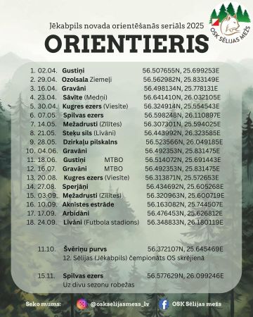 Orientieris 2025 | Dzirkaļu pilskalns