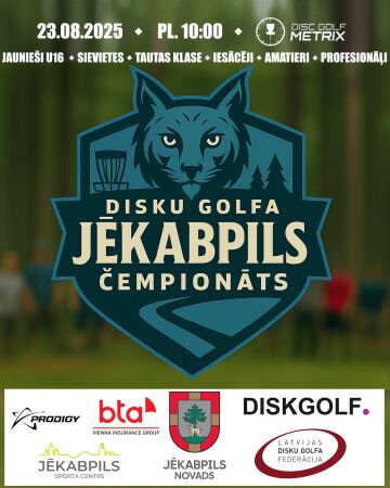 Jēkabpils novada atklātais čempionāts disku golfā 2025