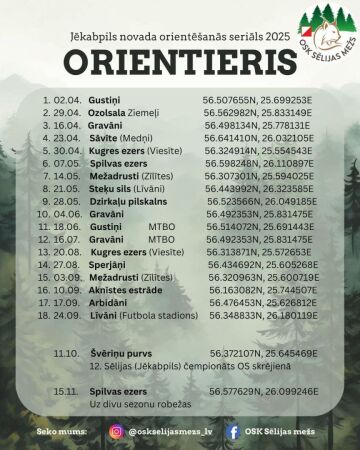 Orientieris 2025 | Aknīstes estrāde