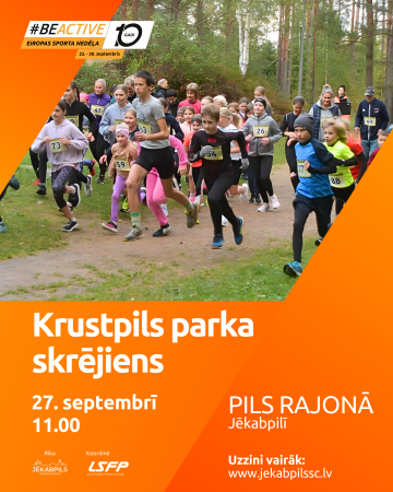 #BeActive Krustpils parka skrējiens