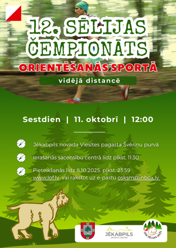 12. Sēlijas čempionāts orientēšanās sportā