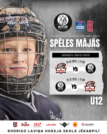 LBJČH U12: Baltu Lūši - HC Vipers Tallin
