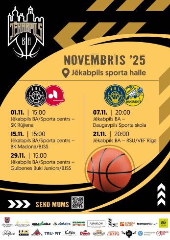 Aizdevums RBL: Jēkabpils BA/Sporta centrs - SK Rūjiena