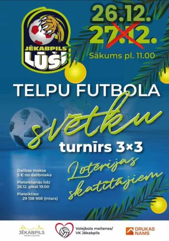 Telpu futbola Svētku turnīrs 3x3