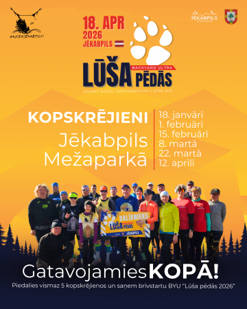 BYU 5. kopskrējiens Jēkabpils Mežaparkā