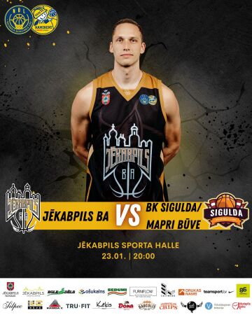 Ramirent NBL: Jēkabpils BA - BK Sigulda/Mapri Būve