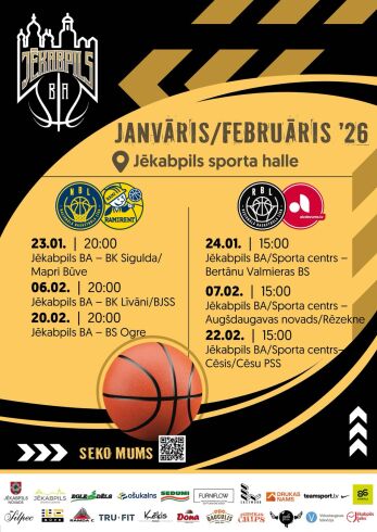 Aizdevums RBL: Jēkabpils BA/Sporta centrs - Cēsis/Cēsu PSS