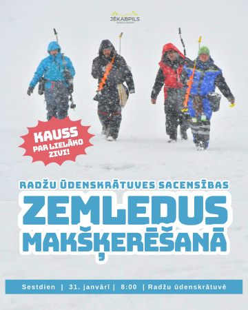 Radžu ūdenskrātuves sacensības zemledus makšķerēšanā