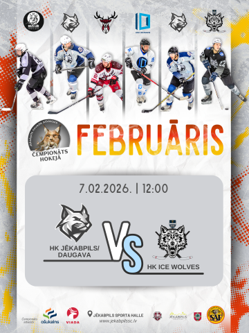 JNAČH: HK Jēkabpils/Daugava - HK Ice Wolves