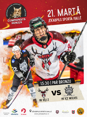 JNAČH par bronzu: HK Sēļi 2 - HK Ice Wolves