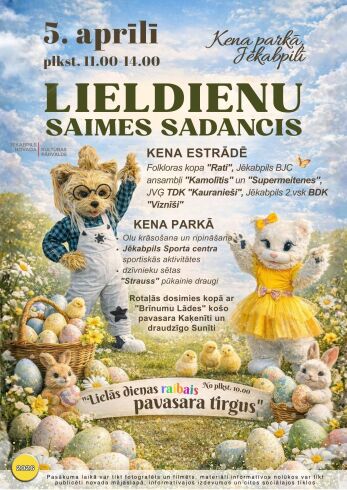 Lieldienu saimes sadancis Kena parkā