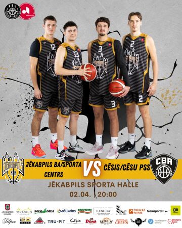 Aizdevums RBL 1/2fināls: Jēkabpils BA/Sporta centrs - Cēsis/Cēsu PSS