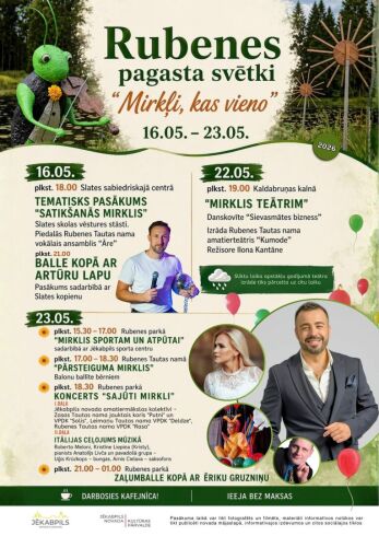 Sportiskas aktivitātes Rubenes pagasta svētkos