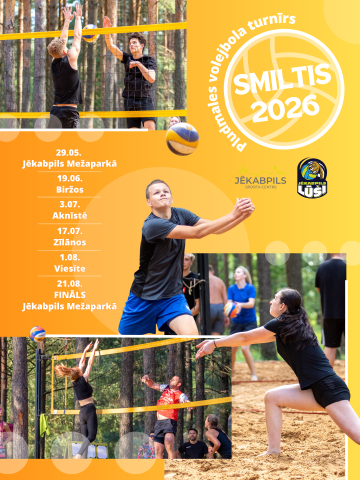 Smiltis 2026 | 1. posms Jēkabpils Mežaparkā