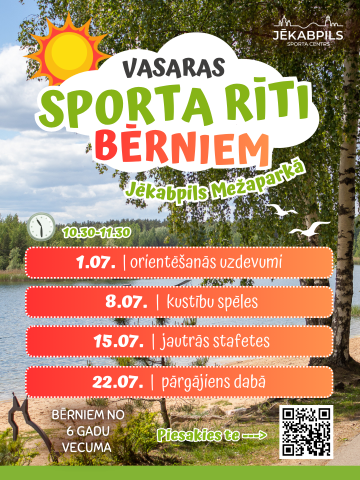 Sporta rīts bērniem: kustību spēles