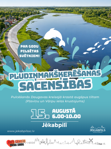 Pludiņmakšķerēšanas sacensības par godu pilsētas svētkiem