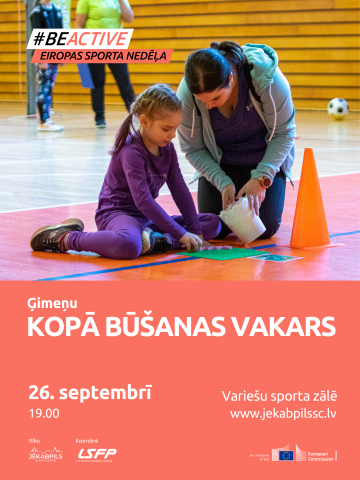 #BeActive ģimeņu kopā būšanas vakars Variešos
