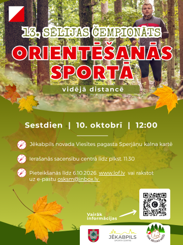 13. Sēlijas čempionāts orientēšanās sportā