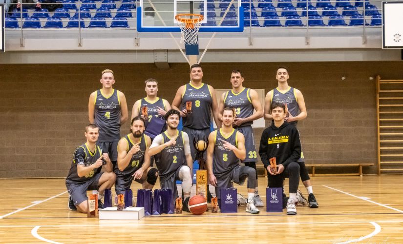 Jēkabpils Sporta centra basketbola komanda kļuvusi par Aizkraukles novada čempioniem
