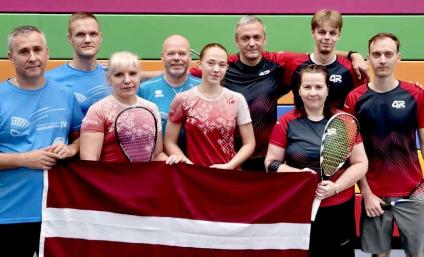 Jēkabpils krosmintonistiem medaļas sacensībās Nīderlandē