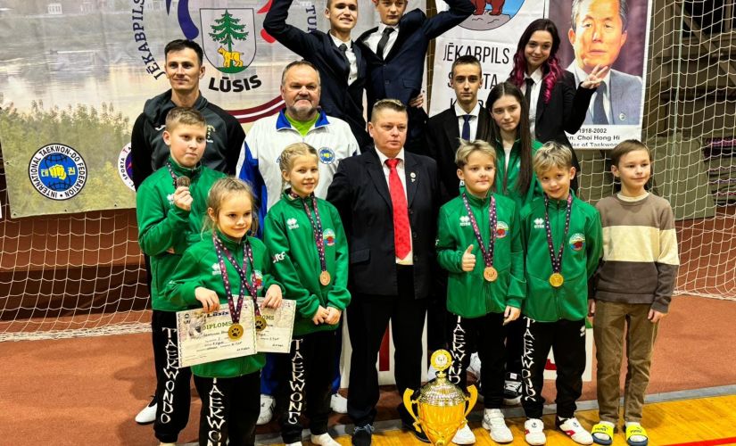 Jēkabpilī aizvadīts tradicionālais atklātais taekwon-do turnīrs “Lūsis 2024”